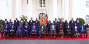 President William Ruto meeting Cabinet Secretaries at State House, Nairobi on November 10, 2022.