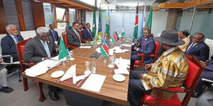 The Heads of State and Government of the IGAD Quartet Group of Countries meeting in Nairobi on September 6, 2023.