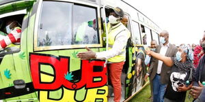 Ruto on Matatu