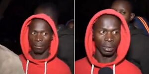 A Uasin Gishu voter famed for his 'Sina maoni' comments on Live TV interview.