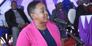 Nominated Member of Parliament Sabina Chege.