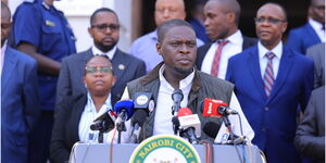 Sakaja presser 