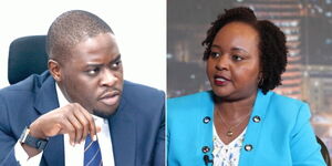 Nairobi Senator Johnson Sakaja and Kirinyaga Governor Anne Waiguru