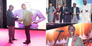 A photo collage of the Samidoh Foundation launch at Parklands Sports Club in Nairobi on November 30, 2023. 