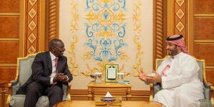 President Ruto is hosted by Crown Prince MBS 