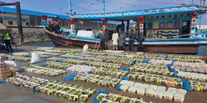 Security Agencies in mombasa sieze a shipment of drugs worth Ksh8 billion in Mombasa on Saturday, October 25.