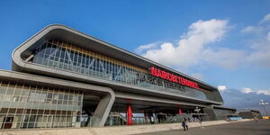 A photo of SGR Nairobi terminus