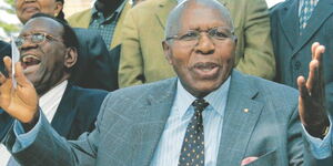A file image of former Cabinet Minister Simeon Nyachae.