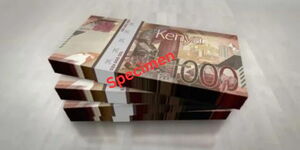 An image of Kenyan one thousand shilling notes in bundles