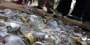 Destroyed illicit alcohol