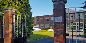 The entrance of St. Paul's College in Dublin, Ireland. 