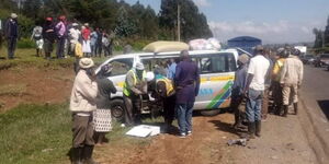 Matatu involved in accident