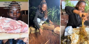 A photo collage of Sueh Owino's video which has garnered over 700,000+ views on TikTok. 
