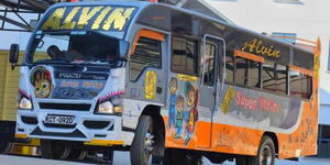 A photo of Super Metro matatu in Nairobi.