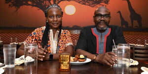 Kevin Onyona, President & CEO (right) and Lynn Onyona, General Manager Swahili Village