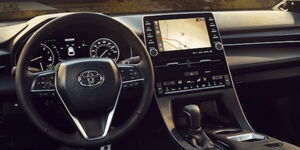An image of a Toyota's dashboard.
