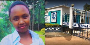Beryl Jerop, a 16-year-old student who was found dead in her bed at the St. Teresa of Avila Girls-Ndalat on November 3, 2021.