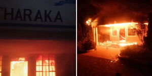 Tharaka Uni fire