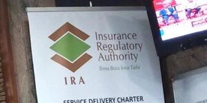 The Insurance Regulatory Authority signage.