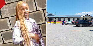 The late Eileen Cherotich and a police station in Kenya.
