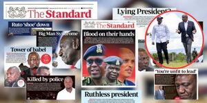 Ruto standard headlines