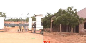 The incomplete Buna Police Station in Northern Kenya region.