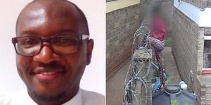 The late accountant,  Erick Maigo, (left) and the suspect of his murder.