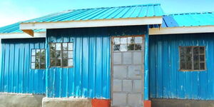 The newly built house for a family in Nakuru County on Thursday May 4, 2023