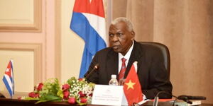 The Speaker of the National People's Power Assembly and President of the Council of State of Cuba Esteban Lazo Hernández