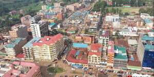 Thika town in Kiambu County. 