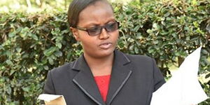 Elizabeth Wangari Thuita, mother granted 9 hours with her child annually by the court, on March 9, 2020.