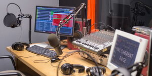 A file image of a radio station
