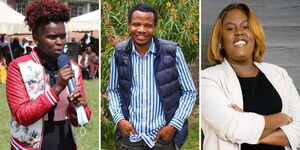 From Left: A collage photo of Bomet County MP Linet Chepkorir, Mumias East Mp Peter Salasya and EALA MP Winnie Odinga.
