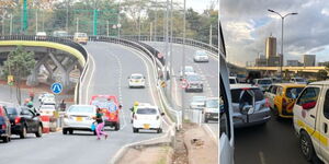Photo collage of motorists plying different routes in Nairobi