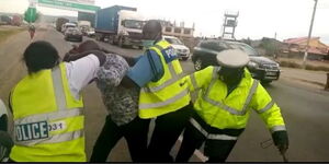 Traffic Police Conducting Arrest
