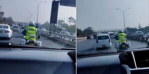 Traffic Police on Thika Road
