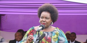 A photo of Trans Nzoia Deputy Governor Philomenah Bineah Kapkory, 