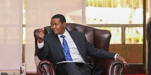 Transport CS Alfred Mutua at the Kenyatta International Convention Centre (KICC) on March 1, 2024.