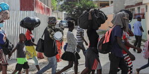 Troubled Haiti families fleeing their homes as gangs take over.