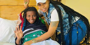 Truphena Muthoni recuperating after setting a new world record.