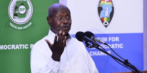 A photo of Ugandan President Yoweri Museveni.