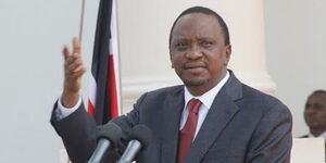 President Uhuru Kenyatta during a previous address.