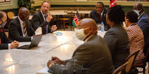 The KUKHA team briefed President Uhuru Kenyatta on the progress of the Jomo Kenyatta Scholarship program, on Tuesday, November 2, 2021