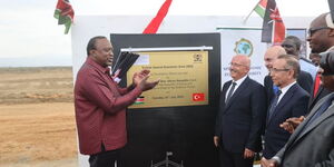 Former President Uhuru Kenyatta launching the Naivasha Special Economic Zone on July 26, 2022