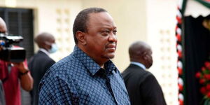 Former President Uhuru Kenyatta.