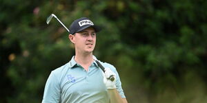 UK Golfer Joe Dean at a gold course 