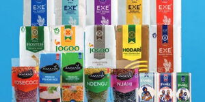 Different products from Unga Holdings Limited on display.