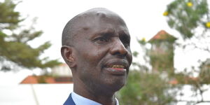 Nominated MP Wilson Sossion shedding tears when he resigned as the Secretary-General of Kenya National Union of Teachers (KNUT) on June 25, 2021.
