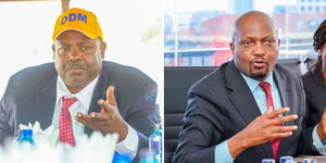 A Side By Side Photo of Moses Kuria and Goerge Aladwa