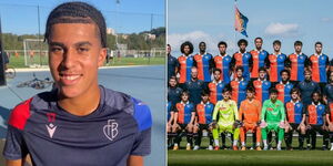 17 Yr. Old Teen With Mtwapa Based Father Thriving as Defender In Switzerland Football 